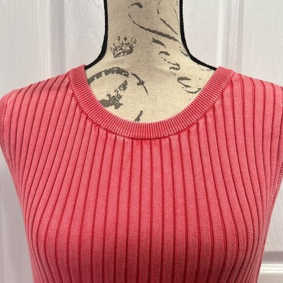 TOMMY HILFIGER RIBBED SWEATER. CORAL - Picture 2 of 5